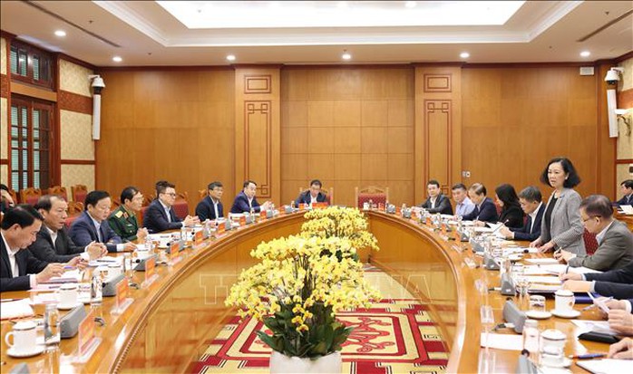 Thường trực Ban Bí thư chủ trì phiên họp Tiểu ban Tổ chức phục vụ Đại hội XIV - Ảnh 1. Thường trực Ban Bí thư chủ trì phiên họp Tiểu ban Tổ chức phục vụ Đại hội XIV - Ảnh 1.