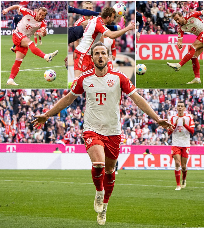 Harry Kane tiếp tục lập kỷ lục, Bayern Munich níu hy vọng giữ cúp- Ảnh 1. Harry Kane tiếp tục lập kỷ lục, Bayern Munich níu hy vọng giữ cúp- Ảnh 1.