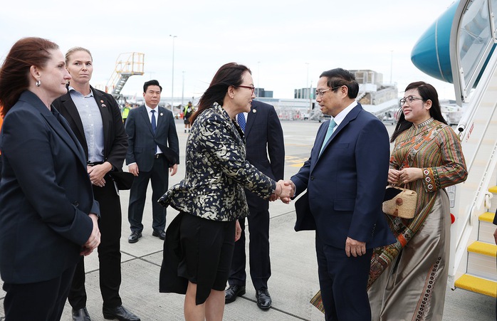 Thủ tướng Phạm Minh Chính tới Auckland, thăm chính thức New Zealand- Ảnh 1. Thủ tướng Phạm Minh Chính tới Auckland, thăm chính thức New Zealand- Ảnh 1.