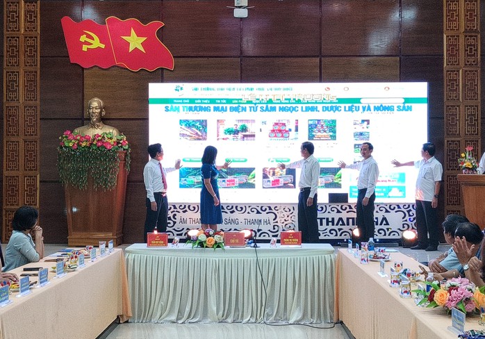 Quảng Nam ra mắt sàn thương mại điện tử về sâm Ngọc Linh và dược liệu- Ảnh 2. Quảng Nam ra mắt sàn thương mại điện tử về sâm Ngọc Linh và dược liệu- Ảnh 2.