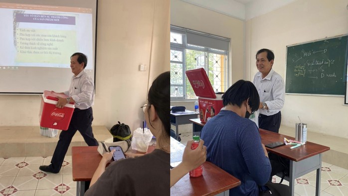 Trích tiền túi mua nước cho sinh viên, thầy giáo bất ngờ trở thành “idol”- Ảnh 1. Trích tiền túi mua nước cho sinh viên, thầy giáo bất ngờ trở thành “idol”- Ảnh 1.