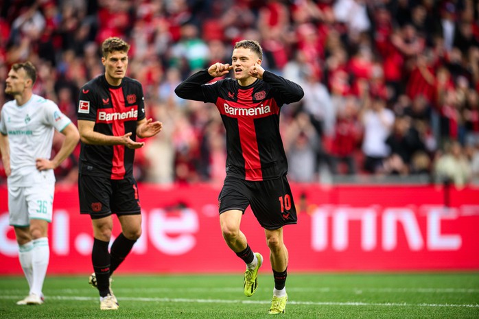 Bayer Leverkusen lần đầu tiên trong lịch sử vô địch Bundesliga- Ảnh 1. Bayer Leverkusen lần đầu tiên trong lịch sử vô địch Bundesliga- Ảnh 1.