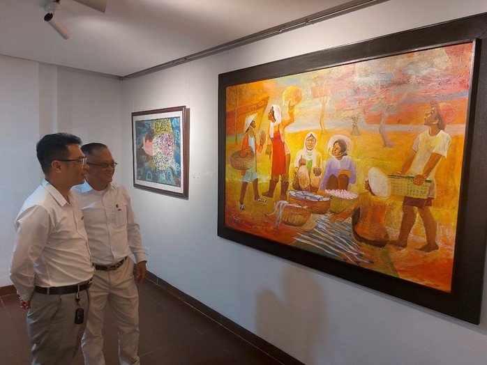 43 tác phẩm hội họa đặc sắc tham gia triển lãm mỹ thuật 