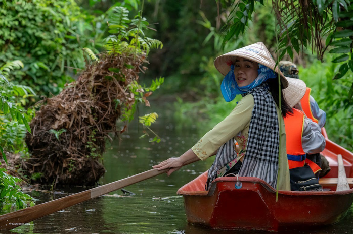 Thảm xanh đẹp “hút hồn” tại Khu bảo tồn sinh thái Đồng Tháp Mười- Ảnh 7. Thảm xanh đẹp “hút hồn” tại Khu bảo tồn sinh thái Đồng Tháp Mười- Ảnh 7.