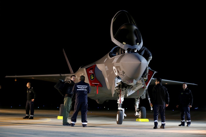 Israel sở hữu nhiều chiến đấu cơ uy lực, bao gồm F-35. Ảnh: Reuters Israel sở hữu nhiều chiến đấu cơ uy lực, bao gồm F-35. Ảnh: Reuters