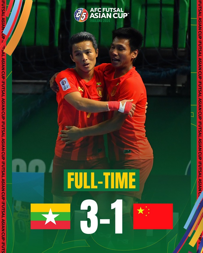 Futsal Việt Nam vào tứ kết châu Á, Trung Quốc toàn thua- Ảnh 3. Futsal Việt Nam vào tứ kết châu Á, Trung Quốc toàn thua- Ảnh 3.