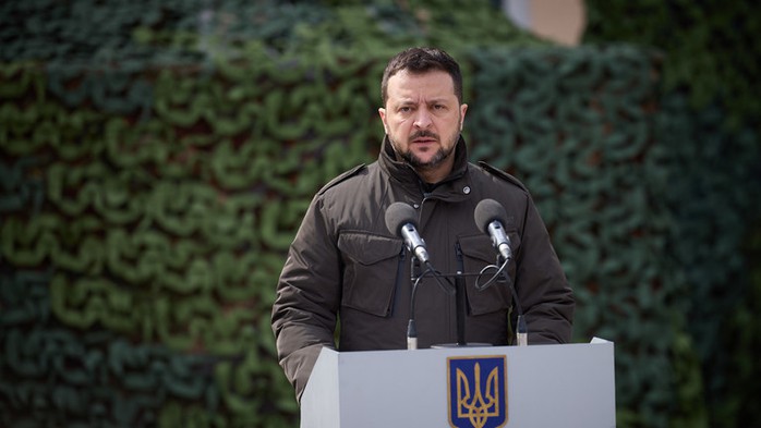 Tổng thống Ukraine Volodymyr Zelensky. Ảnh: Global Look Press Tổng thống Ukraine Volodymyr Zelensky. Ảnh: Global Look Press