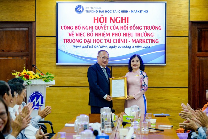 Nhân sự mới của Trường ĐH Tài chính - Marketing- Ảnh 1. Nhân sự mới của Trường ĐH Tài chính - Marketing- Ảnh 1.