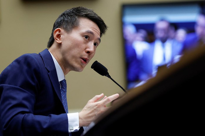 CEO TikTok Shou Zi Chew. Ảnh: Reuters CEO TikTok Shou Zi Chew. Ảnh: Reuters