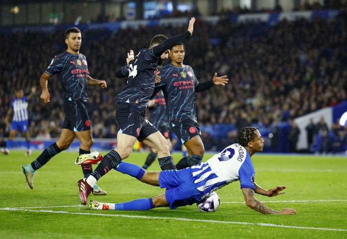 Đại thắng Brighton, Man City giành ngôi nhì bảng Ngoại hạng Anh- Ảnh 7. Đại thắng Brighton, Man City giành ngôi nhì bảng Ngoại hạng Anh- Ảnh 7.