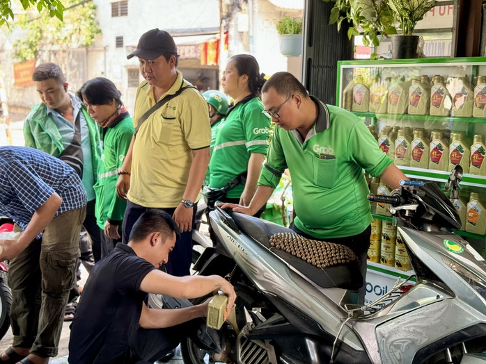 Độc đáo mô hình "Điểm dừng chân" dành cho đoàn viên nghiệp đoàn xe ôm- Ảnh 2. Độc đáo mô hình "Điểm dừng chân" dành cho đoàn viên nghiệp đoàn xe ôm- Ảnh 2.