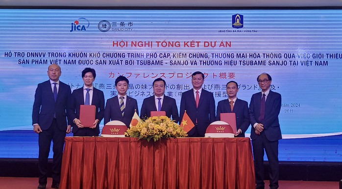 Ký kết hợp tác giữa Bà Rịa - Vũng Tàu và Sanjo Nhật Bản- Ảnh 2. Ký kết hợp tác giữa Bà Rịa - Vũng Tàu và Sanjo Nhật Bản- Ảnh 2.