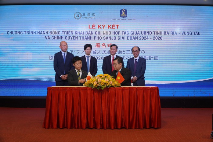 Ký kết hợp tác giữa Bà Rịa - Vũng Tàu và Sanjo Nhật Bản- Ảnh 3. Ký kết hợp tác giữa Bà Rịa - Vũng Tàu và Sanjo Nhật Bản- Ảnh 3.