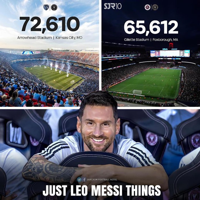 Messi ghi cú đúp giúp Inter Miami chiến thắng, lập kỷ lục vượt Ronaldo- Ảnh 1. Messi ghi cú đúp giúp Inter Miami chiến thắng, lập kỷ lục vượt Ronaldo- Ảnh 1.