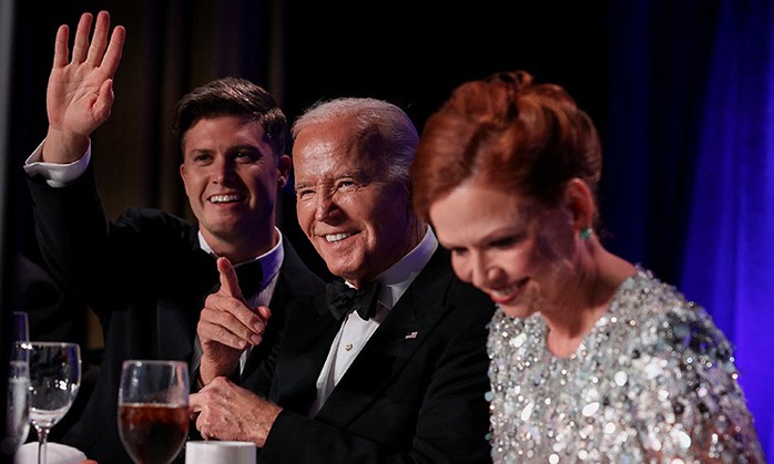Tổng thống Biden chọc tức đối thủ Donald Trump- Ảnh 1. Tổng thống Biden chọc tức đối thủ Donald Trump- Ảnh 1.