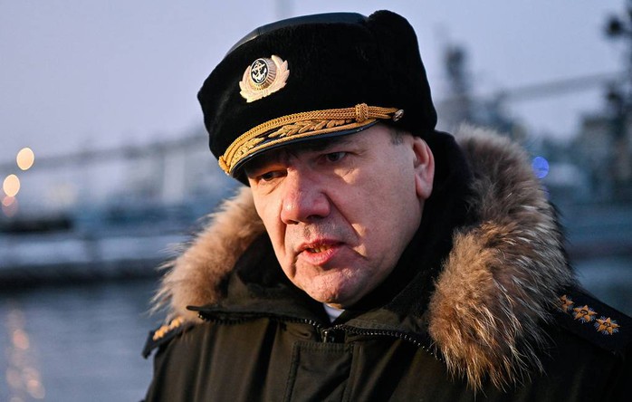 Tân Tư lệnh Hải quân Nga Alexander Moiseyev. Ảnh: Tass Tân Tư lệnh Hải quân Nga Alexander Moiseyev. Ảnh: Tass