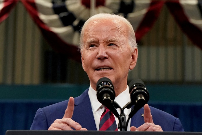 Tổng thống Joe Biden phẫn nộ với cuộc tấn công khiến 7 nhân viên cựu trợ thiệt mạng ở Gaza. Ảnh: Reuters Tổng thống Joe Biden phẫn nộ với cuộc tấn công khiến 7 nhân viên cựu trợ thiệt mạng ở Gaza. Ảnh: Reuters
