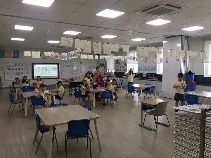 Giáo viên, học sinh Trường Quốc tế Mỹ Việt Nam trở lại trường- Ảnh 1. Giáo viên, học sinh Trường Quốc tế Mỹ Việt Nam trở lại trường- Ảnh 1.