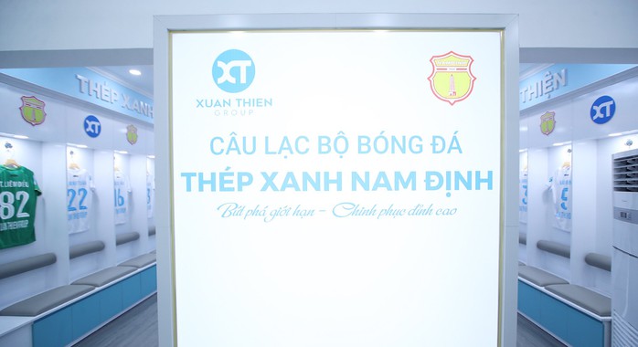 Nam Định trình làng phòng thay đồ như Ngoại hạng Anh- Ảnh 5. Nam Định trình làng phòng thay đồ như Ngoại hạng Anh- Ảnh 5.