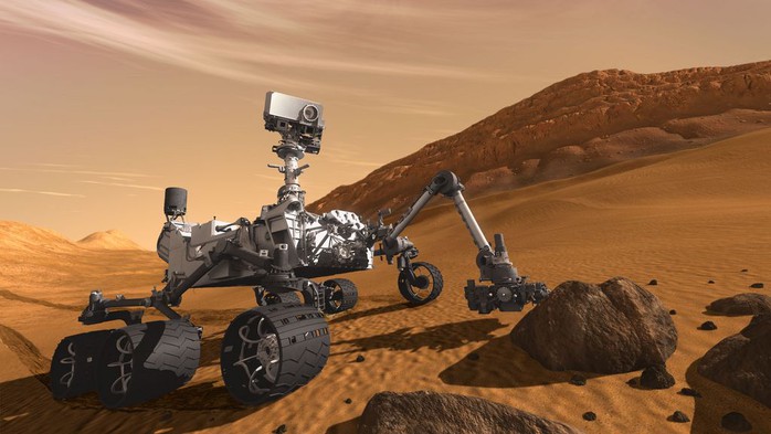 Robot NASA tiến vào “dòng sông sự sống” ngoài hành tinh- Ảnh 1. Robot NASA tiến vào “dòng sông sự sống” ngoài hành tinh- Ảnh 1.