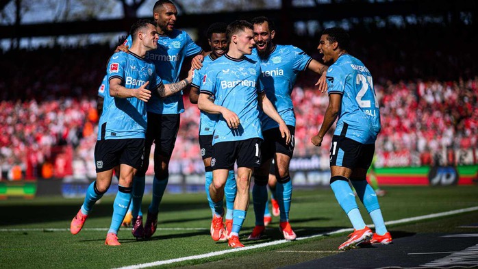 Thắng tối thiểu Union Berlin, Bayer Leverkusen chạm 1 tay vào đĩa bạc Bundesliga- Ảnh 3. Thắng tối thiểu Union Berlin, Bayer Leverkusen chạm 1 tay vào đĩa bạc Bundesliga- Ảnh 3.