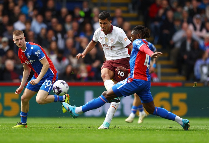 De Bruyne tỏa sáng, Man City thắng đậm Crystal Palace- Ảnh 4. De Bruyne tỏa sáng, Man City thắng đậm Crystal Palace- Ảnh 4.