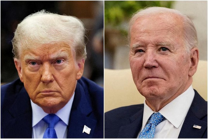 Cựu Tổng thống Donald Trump (trái) và Tổng thống Joe Biden Cựu Tổng thống Donald Trump (trái) và Tổng thống Joe Biden