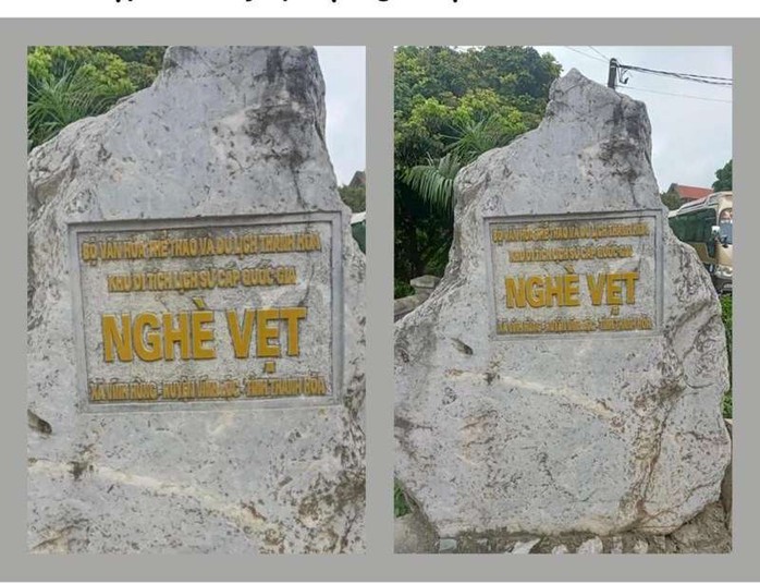 Làm rõ trách nhiệm vụ tấm biển ghi "Bộ Văn hóa, Thể thao và Du lịch Thanh Hóa"- Ảnh 2.