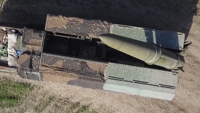 Bệ phóng tên lửa đạn đạo chiến thuật Iskander của Nga. Ảnh: Sputnik Bệ phóng tên lửa đạn đạo chiến thuật Iskander của Nga. Ảnh: Sputnik