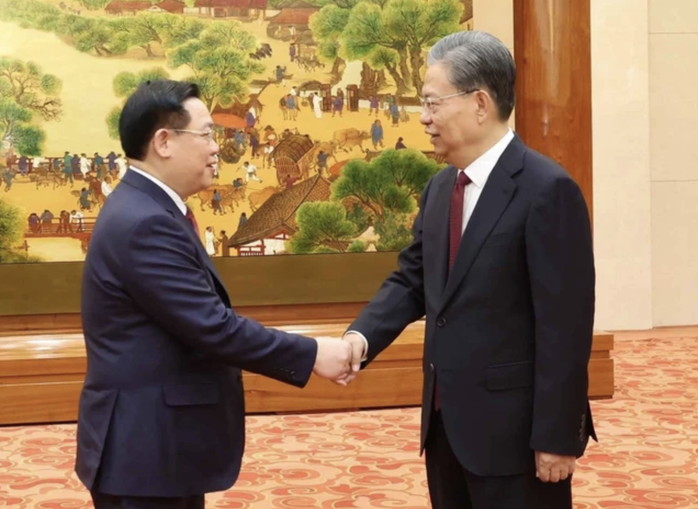 Chủ tịch QH Vương Đình Huệ hội đàm với Ủy viên trưởng Triệu Lạc Tế- Ảnh 2. Chủ tịch QH Vương Đình Huệ hội đàm với Ủy viên trưởng Triệu Lạc Tế- Ảnh 2.