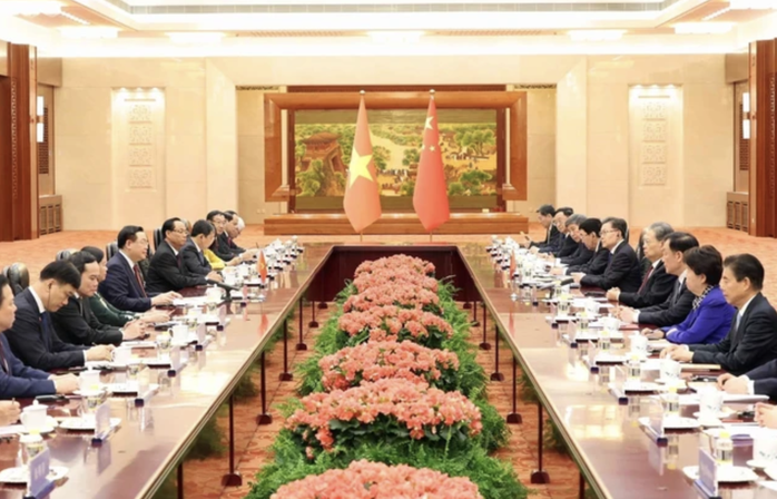 Chủ tịch QH Vương Đình Huệ hội đàm với Ủy viên trưởng Triệu Lạc Tế- Ảnh 3. Chủ tịch QH Vương Đình Huệ hội đàm với Ủy viên trưởng Triệu Lạc Tế- Ảnh 3.