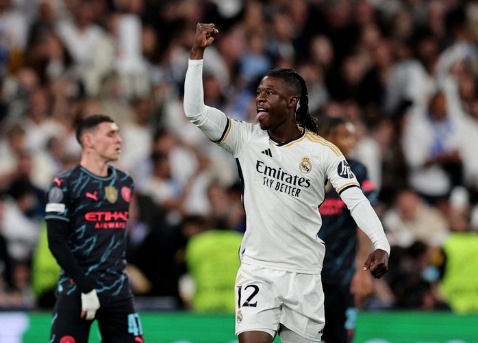 Real Madrid hòa nghẹt thở Man City trong trận đấu 6 bàn thắng- Ảnh 3. Real Madrid hòa nghẹt thở Man City trong trận đấu 6 bàn thắng- Ảnh 3.