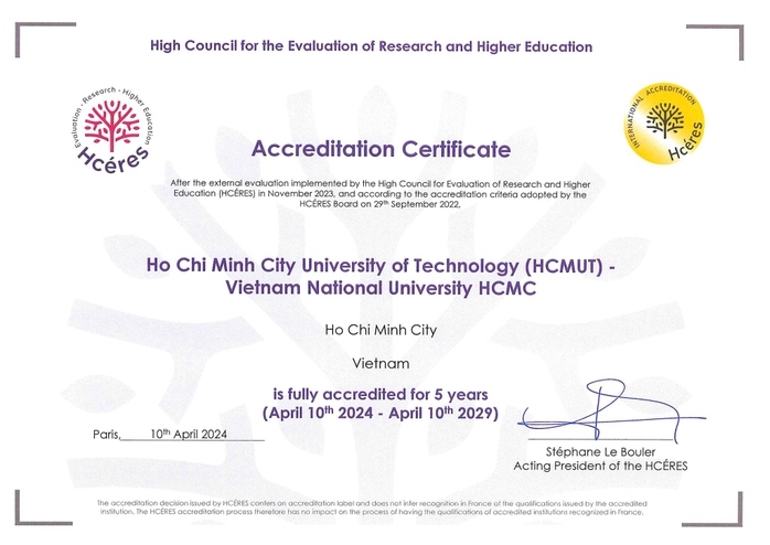 Trường ĐH Bách khoa TP HCM đạt chuẩn tái kiểm định của Pháp- Ảnh 1.