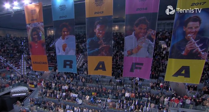 Nadal dừng bước và được tri ân đặc biệt tại Madrid- Ảnh 1. Nadal dừng bước và được tri ân đặc biệt tại Madrid- Ảnh 1.