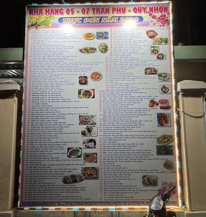 Thực đơn Thực đơn