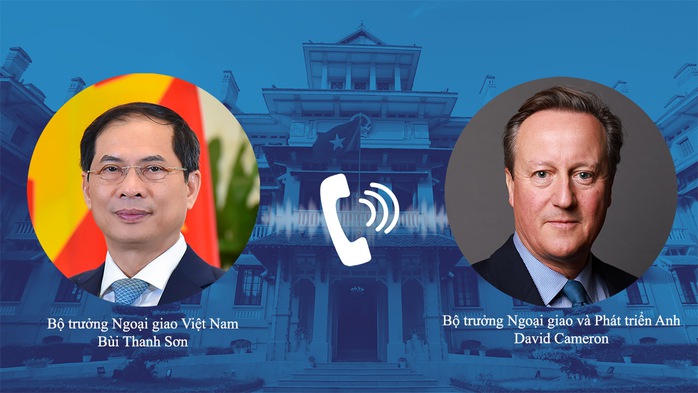 Bộ trưởng Bùi Thanh Sơn điện đàm với Ngoại trưởng Anh David Cameron- Ảnh 1. Bộ trưởng Bùi Thanh Sơn điện đàm với Ngoại trưởng Anh David Cameron- Ảnh 1.