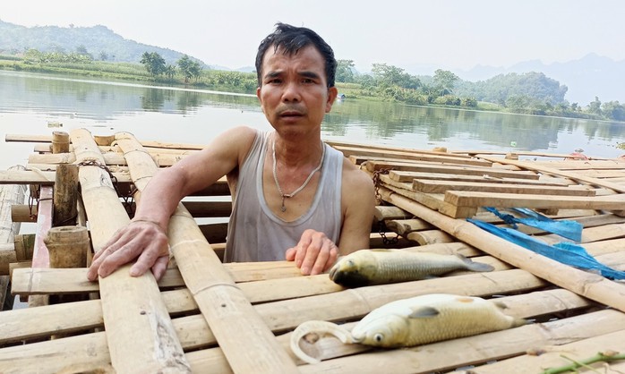 Nước sông Mã đen ngòm bất thường ở khu vực cá chết hàng loạt- Ảnh 9. Nước sông Mã đen ngòm bất thường ở khu vực cá chết hàng loạt- Ảnh 9.