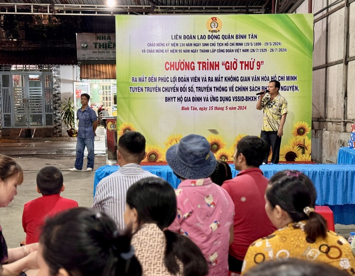 Ra mắt Không gian Văn hóa Hồ Chí Minh tại khu nhà trọ công nhân- Ảnh 3. Ra mắt Không gian Văn hóa Hồ Chí Minh tại khu nhà trọ công nhân- Ảnh 3.