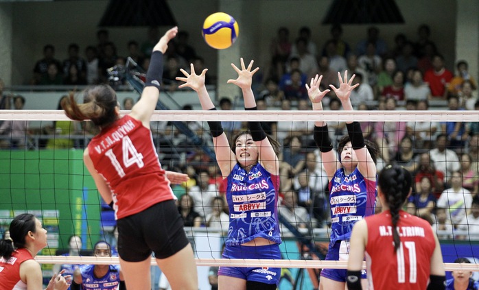 PFU BlueCats vào chung kết Cúp bóng chuyền VTV9-Bình Điền 2024- Ảnh 4. PFU BlueCats vào chung kết Cúp bóng chuyền VTV9-Bình Điền 2024- Ảnh 4.