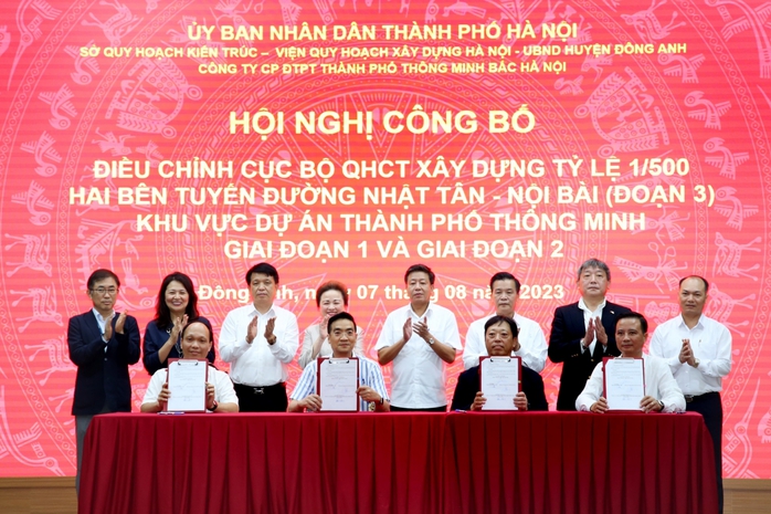 Bàn giao hồ sơ đồ án Điều chỉnh cục bộ quy hoạch chi tiết Thành phố thông Minh Bắc Hà Nội- Ảnh 4. Bàn giao hồ sơ đồ án Điều chỉnh cục bộ quy hoạch chi tiết Thành phố thông Minh Bắc Hà Nội- Ảnh 4.