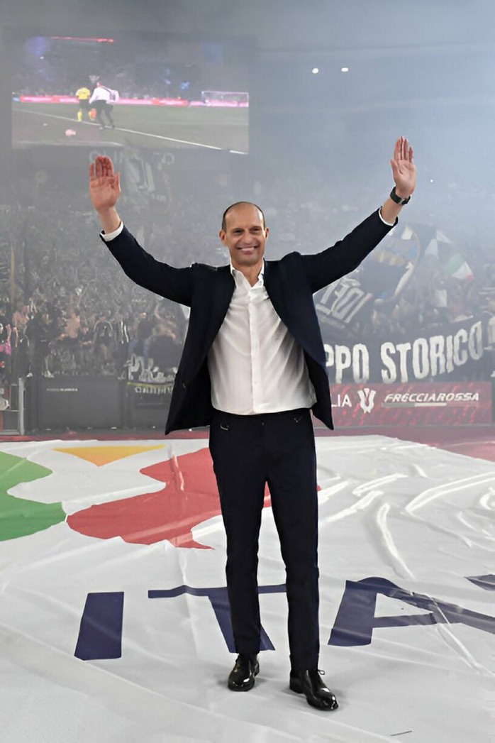 HLV Allegri bị Juventus thải ngay sau khi vô địch Coppa Italia- Ảnh 1. HLV Allegri bị Juventus thải ngay sau khi vô địch Coppa Italia- Ảnh 1.