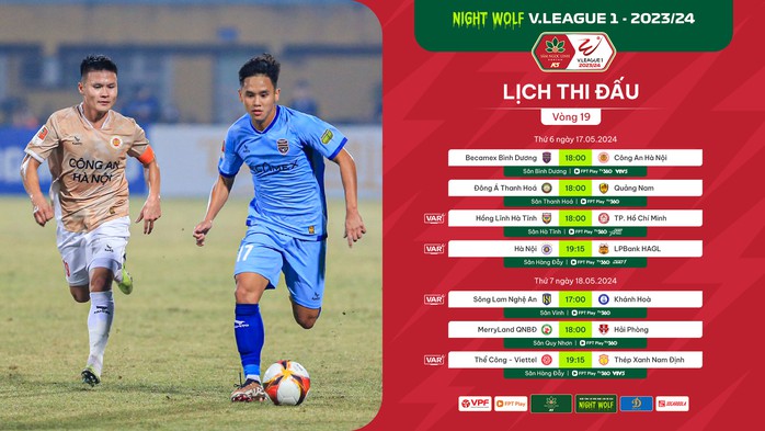 Vòng 19 V-League 2023-2024: LPBank HAGL giờ không còn ngại Hà Nội FC- Ảnh 1. Vòng 19 V-League 2023-2024: LPBank HAGL giờ không còn ngại Hà Nội FC- Ảnh 1.