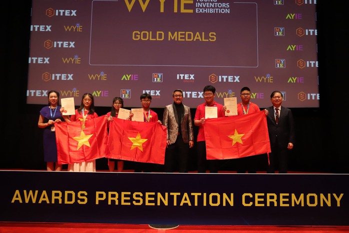 Học sinh Hà Nội giành giải vàng tại Triển lãm sáng tạo trẻ thế giới- Ảnh 1. Học sinh Hà Nội giành giải vàng tại Triển lãm sáng tạo trẻ thế giới- Ảnh 1.