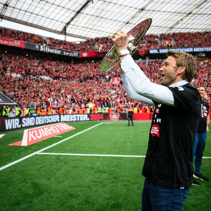 Bayer Leverkusen kết thúc mùa giải với thành tích bất bại- Ảnh 3. Bayer Leverkusen kết thúc mùa giải với thành tích bất bại- Ảnh 3.