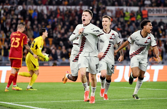 AS Roma thua cay đắng Leverkusen ngay trên sân nhà- Ảnh 1. AS Roma thua cay đắng Leverkusen ngay trên sân nhà- Ảnh 1.