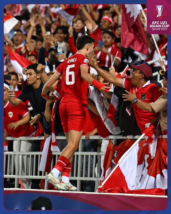 U23 Iraq ngược dòng đoạt vé dự Olympic, Indonesia chờ suất vớt- Ảnh 1. U23 Iraq ngược dòng đoạt vé dự Olympic, Indonesia chờ suất vớt- Ảnh 1.