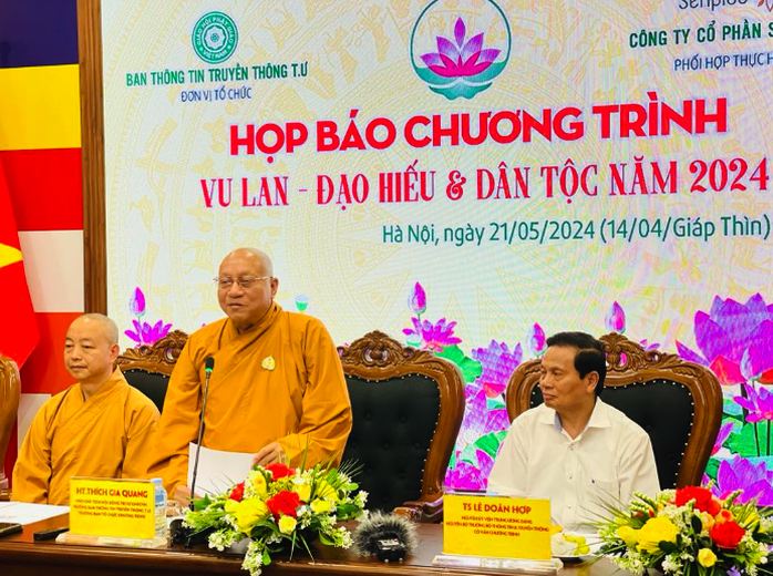 Giáo hội Phật giáo Việt Nam tổ chức chương trình đề cao đạo hiếu, tri ân tổ quốc- Ảnh 1. Giáo hội Phật giáo Việt Nam tổ chức chương trình đề cao đạo hiếu, tri ân tổ quốc- Ảnh 1.