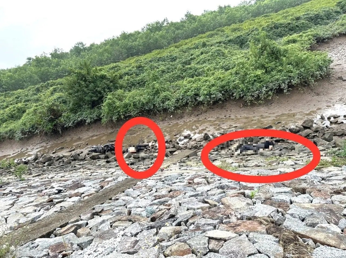 Bàng hoàng phát hiện thi thể 2 nam thanh niên trên tuyến đê Hữu Nghèn- Ảnh 1. Bàng hoàng phát hiện thi thể 2 nam thanh niên trên tuyến đê Hữu Nghèn- Ảnh 1.