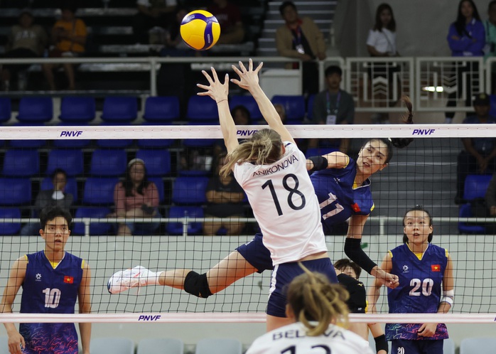 Thắng đậm Kazakhstan, tuyển Việt Nam giành vé bán kết AVC Challenge Cup- Ảnh 1. Thắng đậm Kazakhstan, tuyển Việt Nam giành vé bán kết AVC Challenge Cup- Ảnh 1.
