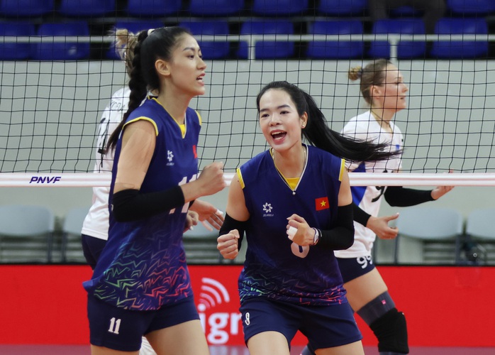 Thắng đậm Kazakhstan, tuyển Việt Nam giành vé bán kết AVC Challenge Cup- Ảnh 5. Thắng đậm Kazakhstan, tuyển Việt Nam giành vé bán kết AVC Challenge Cup- Ảnh 5.